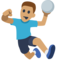 Person Playing Handball - Medium emoji on Facebook